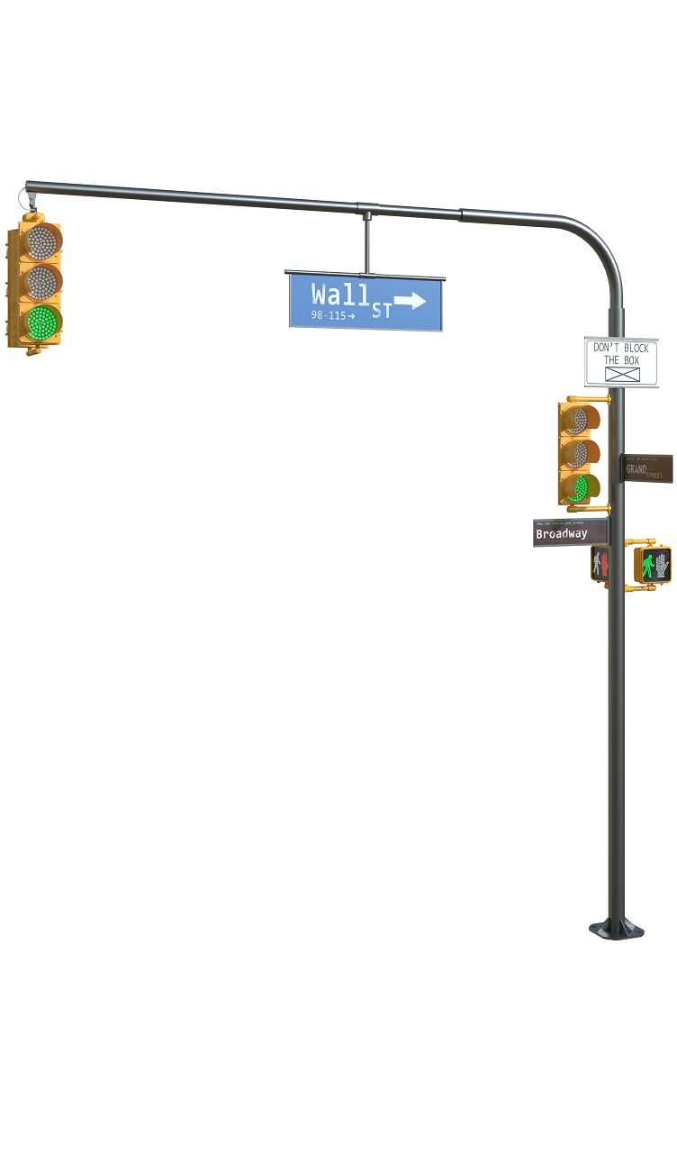 Metro traffic pole 20x13 ft. MET OD  (Galvanized steel)